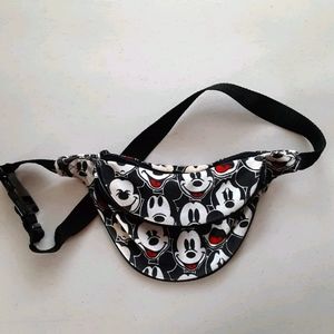 80s 90s Vintage Mickey Mouse Faces Fanny Pack